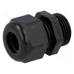 5 pcs x HUMMEL - 1.209.2001.50 - Cable gland, M20, 1.5, IP68, polyamide, black, UL94V-0, HSK-K