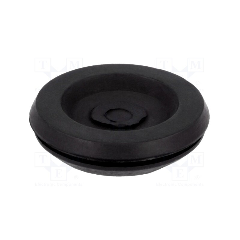 5 pcs x TRELLEBORG - 100199 - Grommet, with bulkhead, Ømount.hole: 20.2mm, Øhole: 13.5mm, black