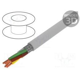 5 m x BITNER - S32894 - Wire, BiT LiHCH, 4x0.75mm2, shielded,tinned copper braid, LSZH