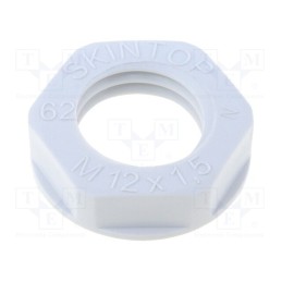 5 pcs x LAPP - 53119200 - Nut, M12, halogen free, polyamide, UL94V-0, 17mm, grey, -20÷100°C
