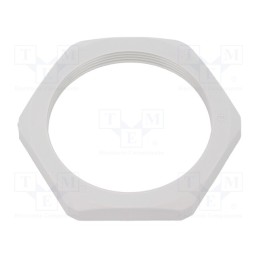 5 pcs x HUMMEL - 1.262.5000.50 - Nut, M50, polyamide, Thk: 8mm, Spanner: 60mm, grey, -40÷100°C