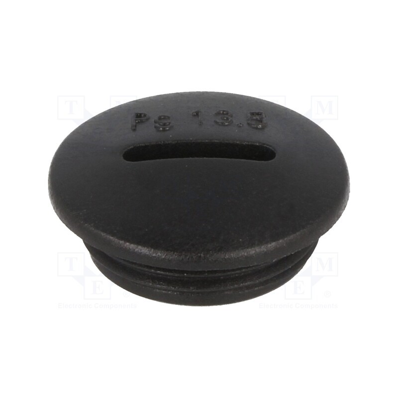 5 pcs x HUMMEL - 1.251.1301.11 - Stopper, PG13,5, IP54, polyamide, black, V-N-FS, Thread: PG, 6mm