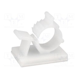 5 pcs x FIX&FASTEN - FIX-AWC-1 - Self-adhesive cable holder, 7.9÷10.3mm, polyamide, natural