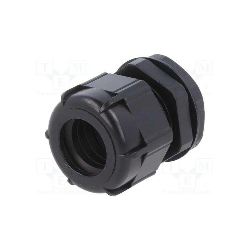 5 pcs x BM GROUP - BM4725N - Cable gland, M25, 1.5, IP68, polyamide, black, UL94V-2