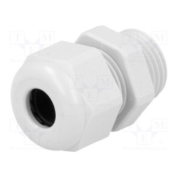 5 pcs x HUMMEL - 1.209.0900.14 - Cable gland, PG9, IP68, polyamide, light grey, UL94V-0, HSK-K