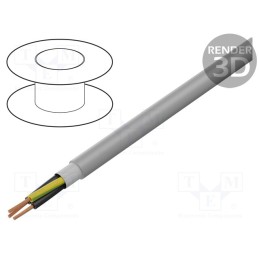 5 m x LAPP - 26320 - Wire: control cable, ÖLFLEX® FD CLASSIC 810 P, 3G0.75mm2, PUR