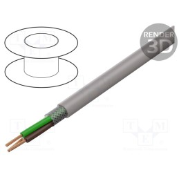 5 m x LAPP - 37903 - Wire, UNITRONIC® LiHCH, 3x1.5mm2, shielded,tinned copper braid
