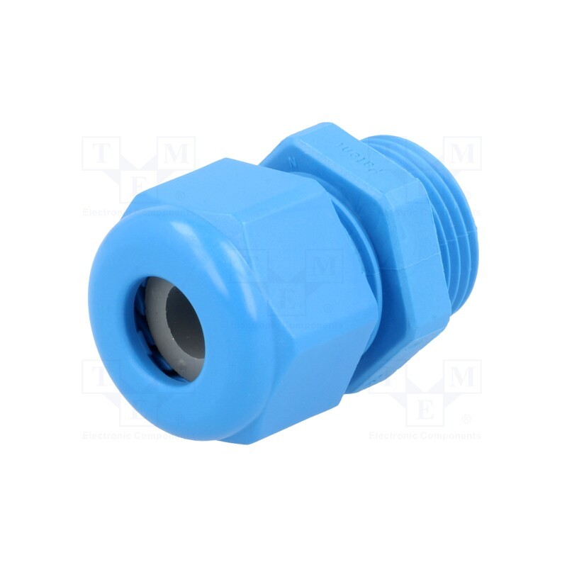 5 pcs x HUMMEL - 1.209.1102.15 - Cable gland, PG11, IP68, polyamide, blue, UL94V-0, HSK-K