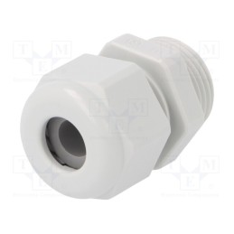 5 pcs x HUMMEL - 1.209.1100.15 - Cable gland, PG11, IP68, polyamide, light grey, UL94V-0, HSK-K