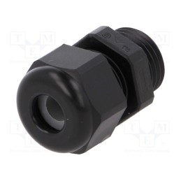 5 pcs x HUMMEL - 1.209.0901.15 - Cable gland, PG9, IP68, polyamide, black, UL94V-0, HSK-K