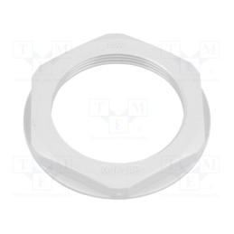 5 pcs x BM GROUP - 4840 - Nut, M40, polyamide, 50mm, grey, Pitch: 1.5