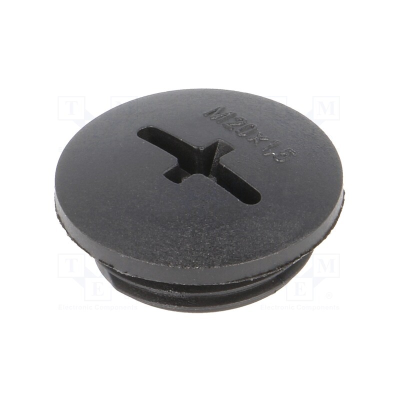 5 pcs x LAPP - 52006123 - Stopper, M20, 1.5, IP54, polyamide, black, SKINDICHT®, 6mm