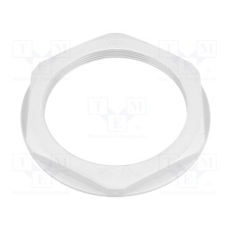 5 pcs x BM GROUP - 4863 - Nut, M63, polyamide, 75mm, grey, Pitch: 1.5