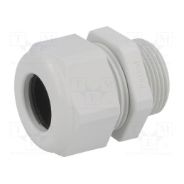 5 pcs x HUMMEL - 1.209.2500.50 - Cable gland, M25, 1.5, IP68, polyamide, light grey, UL94V-0, HSK-K