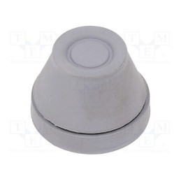 5 pcs x HT HI TECH POLYMERS - VET 14-20 RAL7042 - Grommet, Ømount.hole: 29mm, EPDM, grey, Øcable: 14÷20mm, IP65, VET