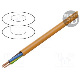 5 m x LAPP - 12352 - Wire, ÖLFLEX® 500 P, 3G1.5mm2, unshielded, 300V,500V, Cu, stranded