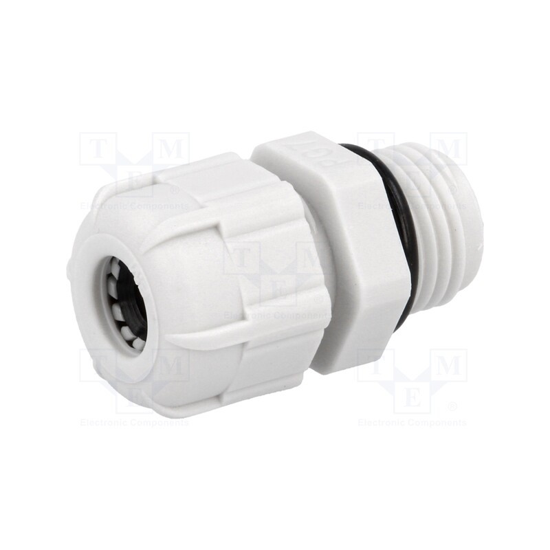 5 pcs x BM GROUP - 4007 - Cable gland, PG7, IP68, polyamide, grey, UL94V-2