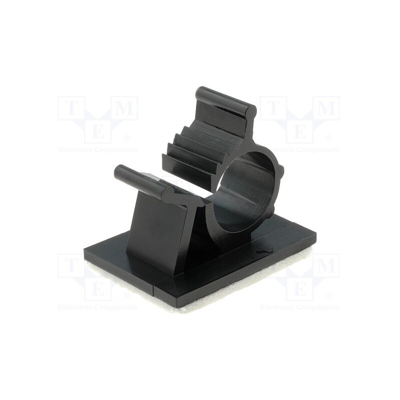 5 pcs x KSS WIRING - AP-0810 - Self-adhesive cable holder, 7.9÷10.3mm, polyamide, black