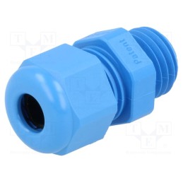5 pcs x HUMMEL - 1.209.1202.50 - Cable gland, M12, 1.5, IP68, polyamide, blue, UL94V-0, HSK-K