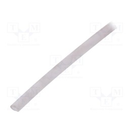 5 m x FAVIER - GES-16X18-TR-5 - Insulating tube, silicone, transparent, -50÷200°C, Øint: 16mm