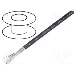 5 m x BELDEN - 74004E.01305 - Wire, S/FTP, 4x2x23AWG, industrial Ethernet, 7, solid, Cu, PVC