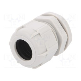 5 pcs x BM GROUP - BM4725 - Cable gland, M25, 1.5, IP68, polyamide, grey