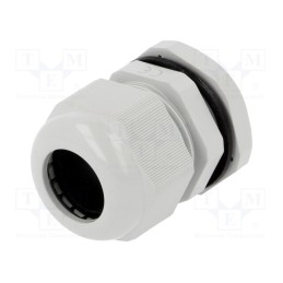 5 pcs x PAWBOL - D.3075 - Cable gland, PG21, IP67, polyamide, grey