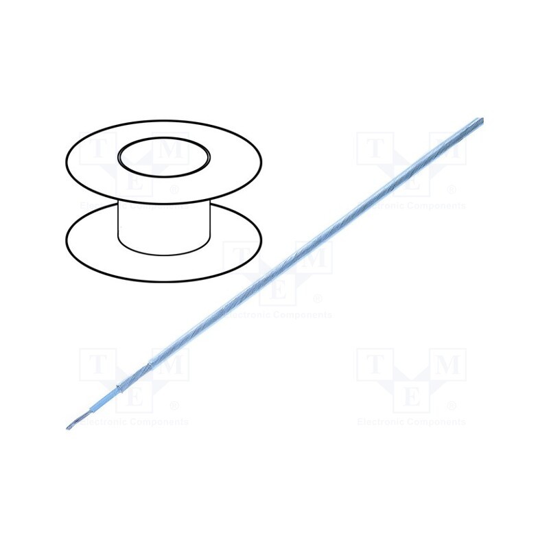 5 m x LAPP - 4550117 - Wire, Li2YCY, 1x0.5mm2, shielded,tinned copper braid, PVC, 500V