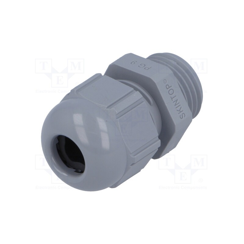 5 pcs x LAPP - 53015010 - Cable gland, PG9, IP68, polyamide, grey, UL94V-2, SKINTOP®