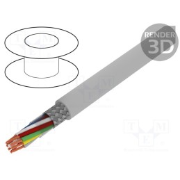 5 m x LAPP - 31332 - Wire, Li2YCY-TP, 4x2x0.5mm2, shielded,tinned copper braid, PVC