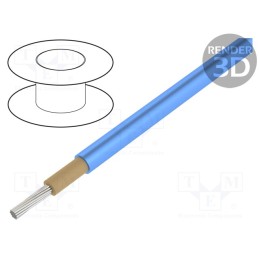 5 m x HELUKABEL - 713572 - Wire, EN50618,SOLARFLEX®-X H1Z2Z2-K, stranded, Cu, 10mm2, PO, blue