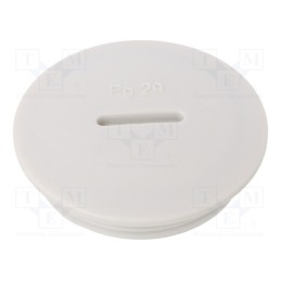 5 pcs x BM GROUP - BM4602 - Stopper, PG29, IP56, polyamide, light grey, Thread: PG, 8mm