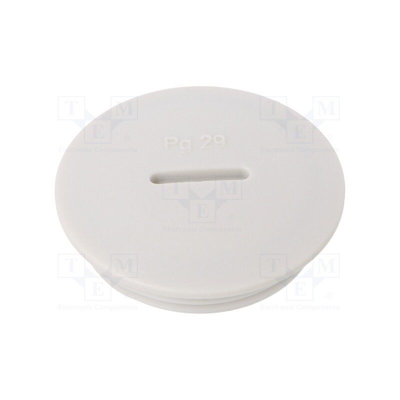 5 pcs x BM GROUP - BM4602 - Stopper, PG29, IP56, polyamide, light grey, Thread: PG, 8mm