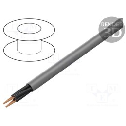 5 m x HELUKABEL - 13348 - Wire, MEGAFLEX®500, 4x0.5mm2, unshielded, 300V,500V, Cu, stranded