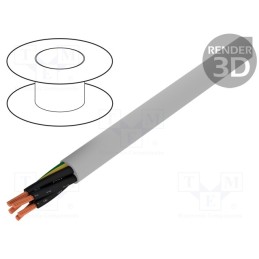 5 m x HELUKABEL - 23319 - Wire, JZ-500-PUR, 5G0.5mm2, unshielded, 300V,500V, Cu, stranded