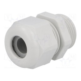 5 pcs x HUMMEL - 1.209.2000.51 - Cable gland, M20, 1.5, IP68, polyamide, light grey, UL94V-0, HSK-K