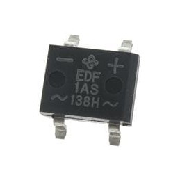 1 pcs : EDF1AS-E3/77 - Bridge Rectifiers 1 Amp 50 Volt 150ns