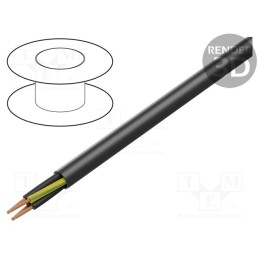5 m x HELUKABEL - 12762 - Wire, JZ-600 HMH, 4G1.5mm2, unshielded, 600V,1kV, Cu, stranded