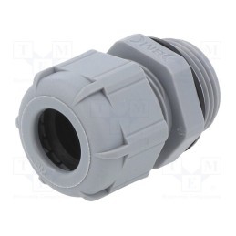 5 pcs x BM GROUP - BM4316 - Cable gland, PG16, IP68, polyamide, dark grey