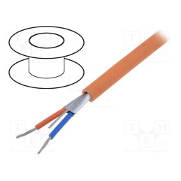 5 m x BELDEN - 70100NH.00500 - Wire, 1x2x18AWG, PROFIBUS, stranded, Cu, shielded,Al-PET foil