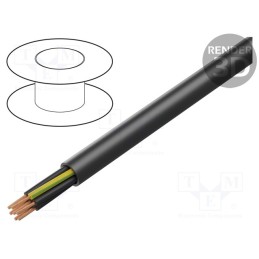 5 m x LAPP - 1119247 - Wire, ÖLFLEX® CLASSIC 110 BK, 7G1mm2, unshielded, 300V,500V, Cu