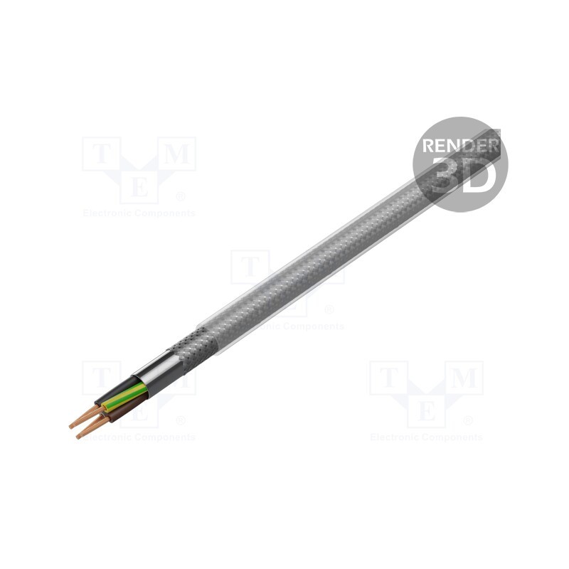 5 m x HELUKABEL - 22084 - Wire, 2YSLCY-J,TOPFLEX-EMV, 4G1.5mm2, round, stranded, Cu, PE