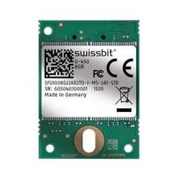 1 pcs : SFUI016GJ2AB1TO-I-QT-2A1-STD - Managed NAND Industrial Embedded USB module, U-450, 16 GB, SLC Flash, -40 C to +85 C