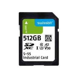 1 pcs : SFSD512GL1AM1MT-E-8H-211-STD - Memory Cards Industrial SD Card, S-55, 512 GB, 3D TLC Flash, -25C to +85C