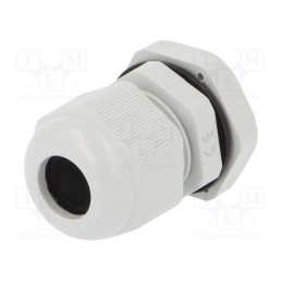 5 pcs x PAWBOL - D.3072 - Cable gland, PG11, IP67, polyamide, grey