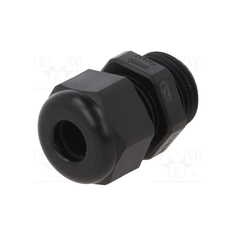 5 pcs x HUMMEL - 1.209.1601.50 - Cable gland, M16, 1.5, IP68, polyamide, black, UL94V-0, HSK-K