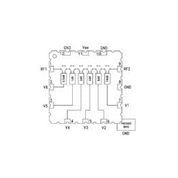 1 pcs : HMC424ALH5 - Attenuators 0.5dB LSB GaAs MMIC 6-Bit Digital Attenuator, DC - 13 GHz