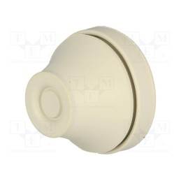 5 pcs x FIBOX - FEM 11-17 - Grommet, EPDM, grey, Panel thick: 1÷4mm, Øcable: 11÷17mm, Size: M25