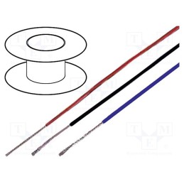 5 m x LAPP - 82003 - Wire, ÖLFLEX® HEAT 205 SC, 1x0.5mm2, stranded, Cu, FEP, brown