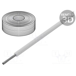 5 m x HELUKABEL - 23710 - Wire, SiF, 1x2.5mm2, stranded, Cu, silicone, transparent, -60÷180°C